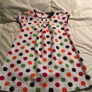 Carter’s toddler polka dot corduroy dress, size 4T